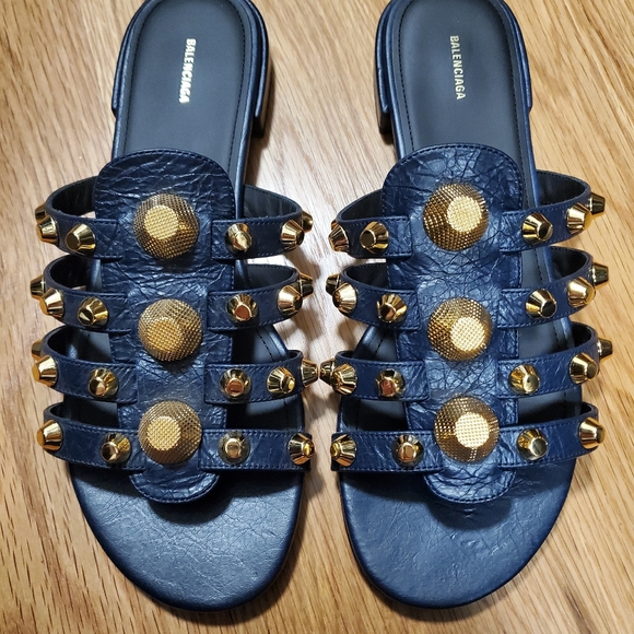 balenciaga giant studded sandals